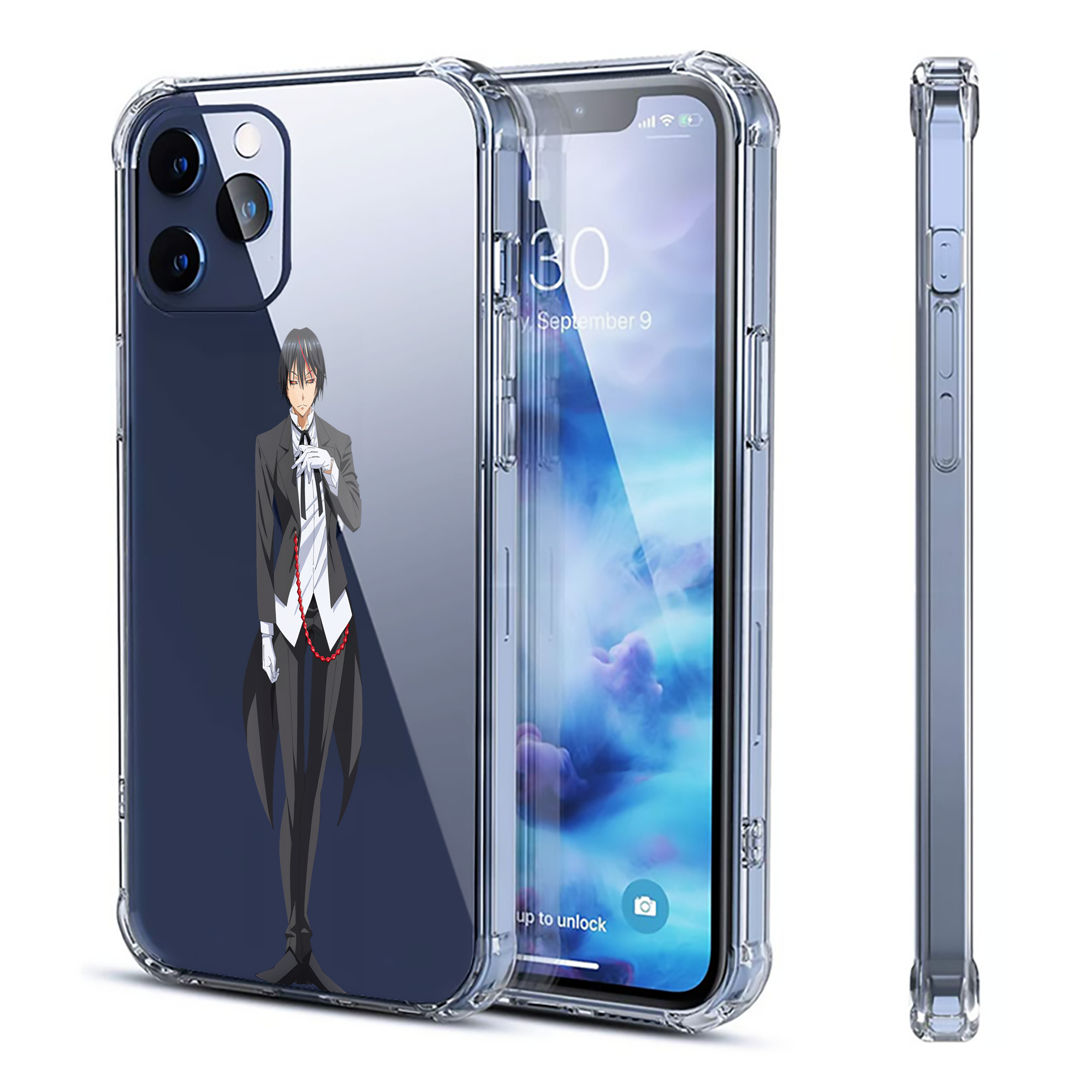 （画像用） 転スラ Regarding Reincarnated to Slime 【iPhone 12シリーズ対応】透明スマホケース（クリアソフトケース）